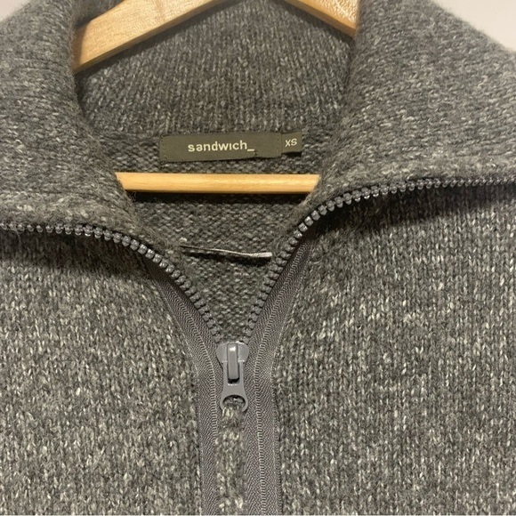 SANDWICH sweater wool blend cardigan size XS - Picture 8 of 8